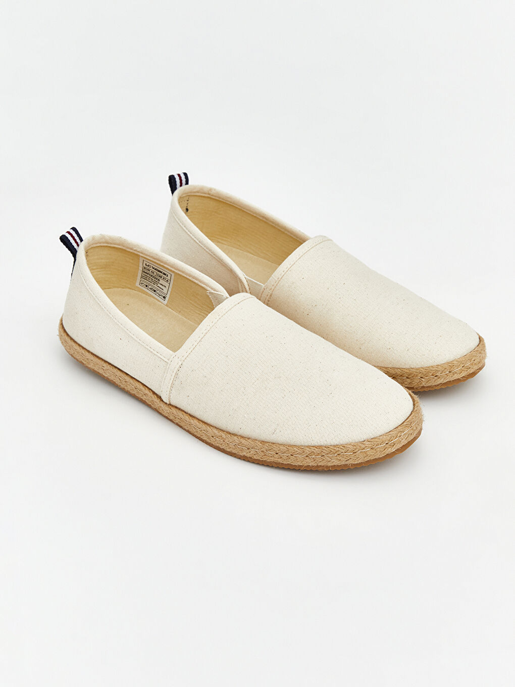 Bej Hasır Tabanlı Erkek Espadril