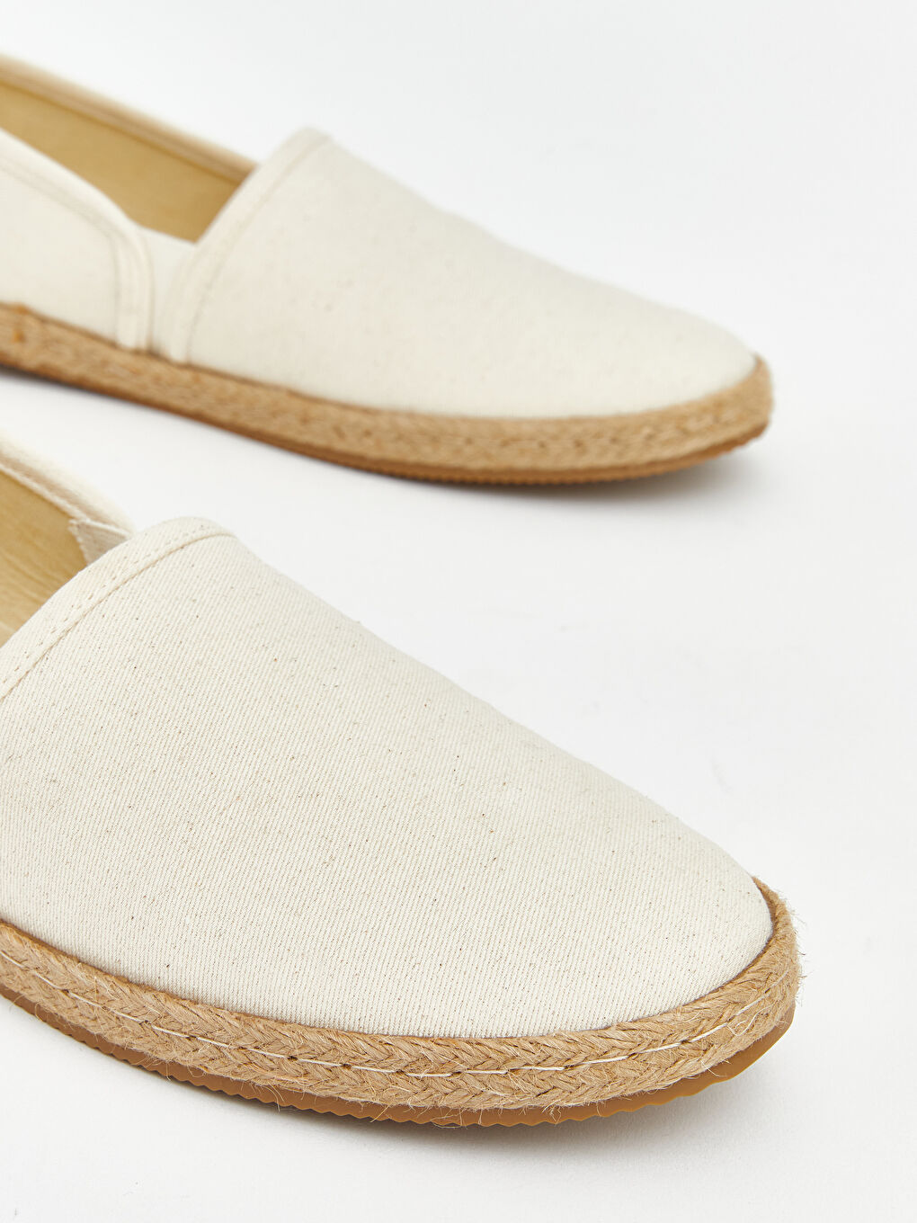 Bej Hasır Tabanlı Erkek Espadril-2