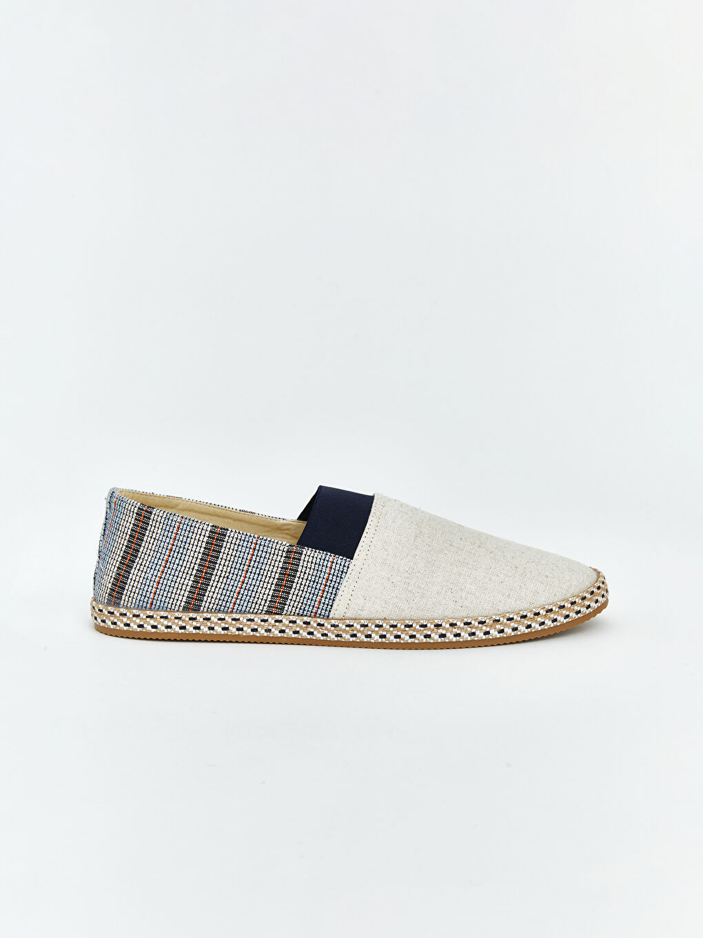 Bej Erkek Slip On Espadril Ayakkabı-2