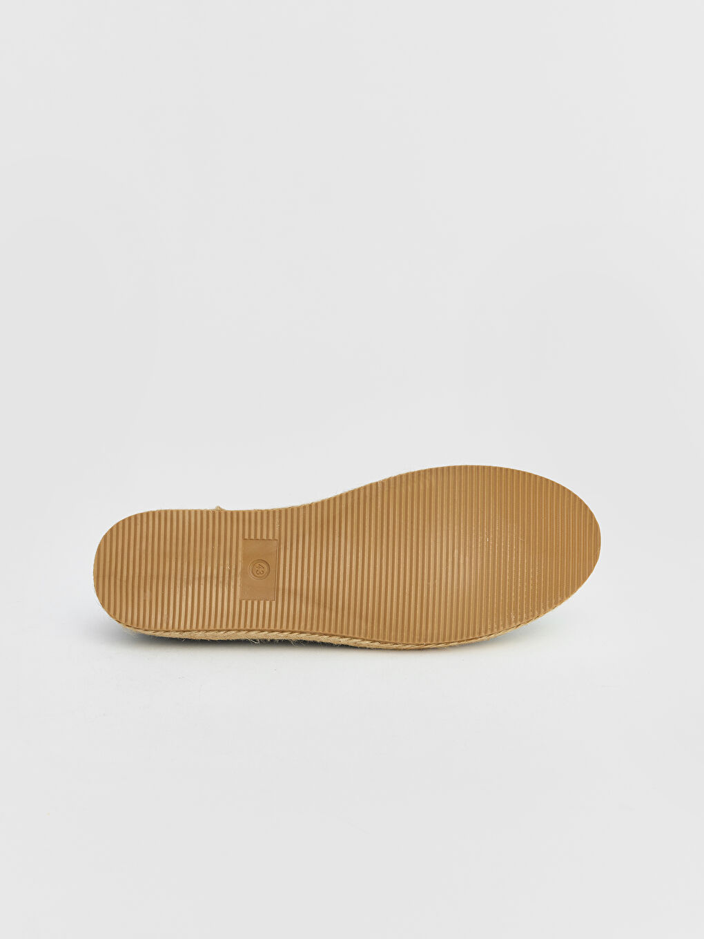 Lacivert Hasır Tabanlı Erkek Espadril Ayakkabı-4