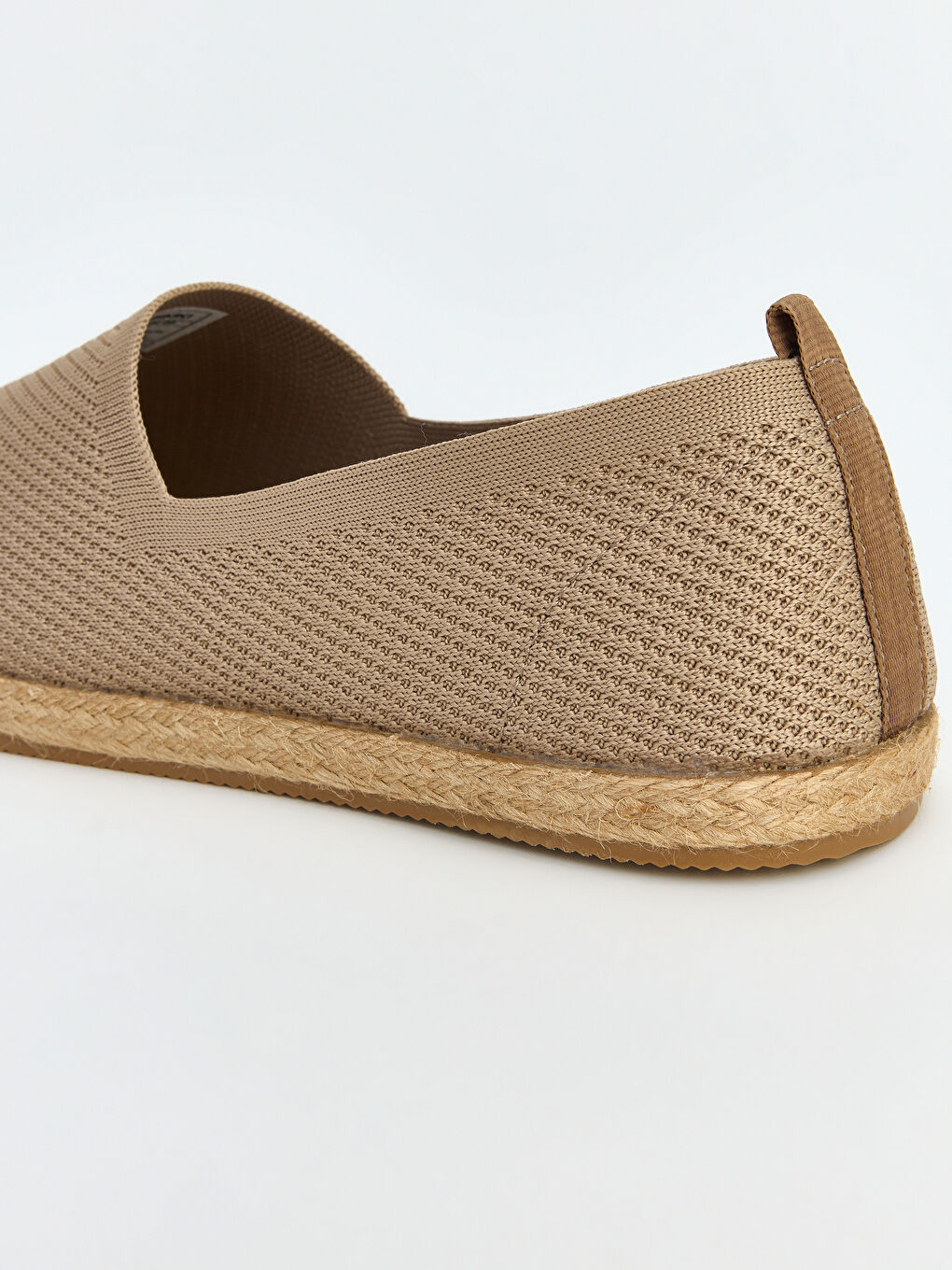 Bej Hasır Tabanlı Erkek Espadril Ayakkabı-4