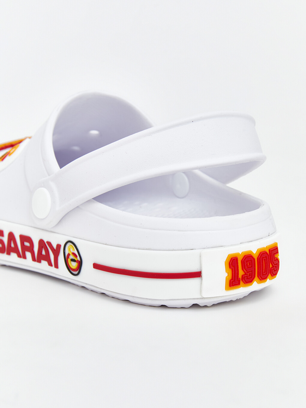 Beyaz Galatasaray Baskılı Erkek Çocuk Plaj Sandaleti-1