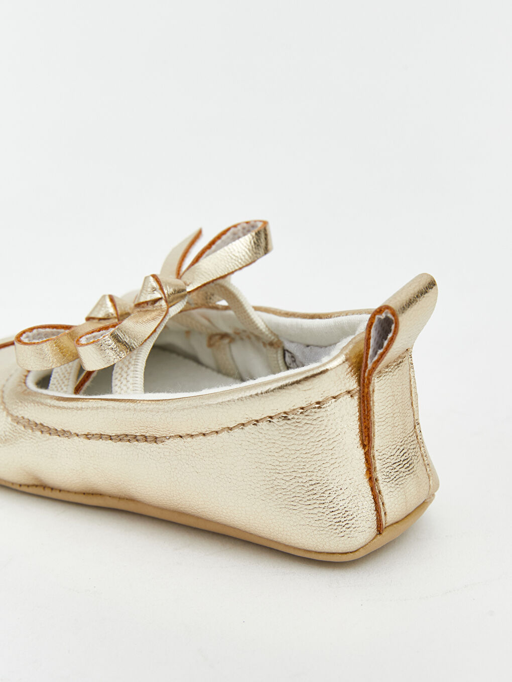 Girl YELLOW Pram Shoes-4