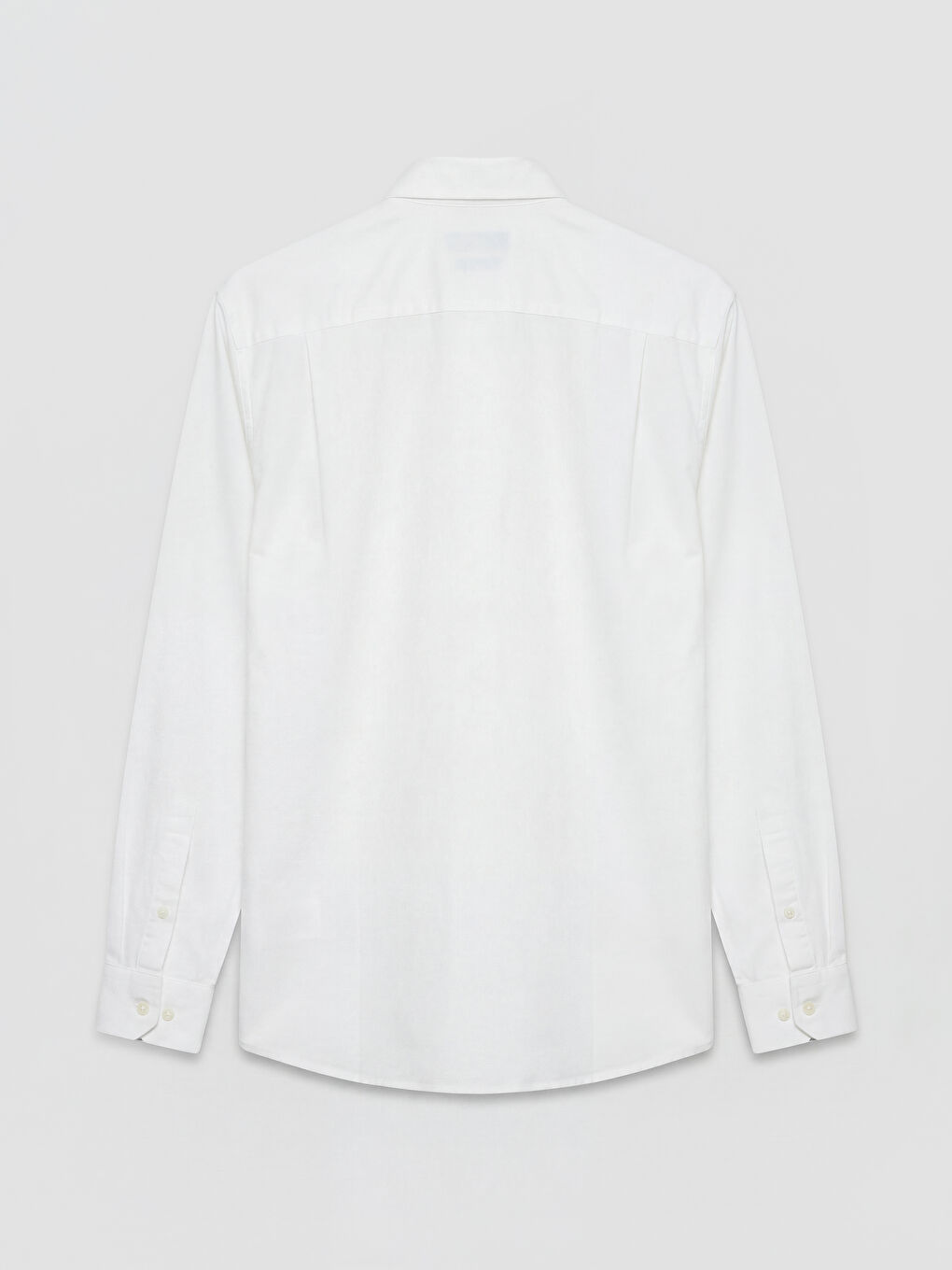 Ekru Regular Fit Keten Karışımlı Erkek Gömlek-1