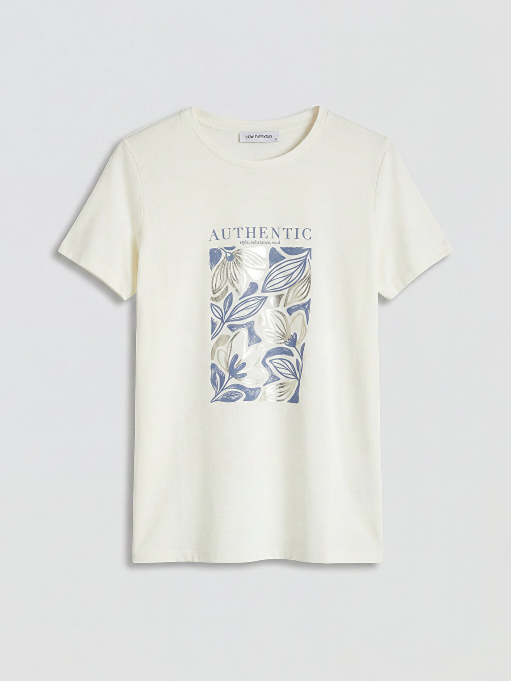 Crew Neck Printed Women's T-shirt