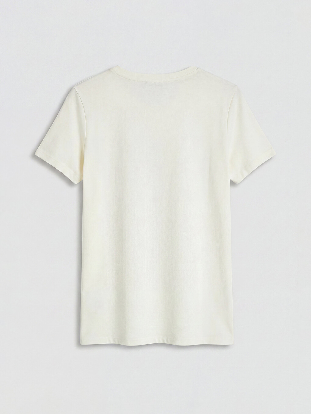 Crew Neck Printed Women's T-shirt-1
