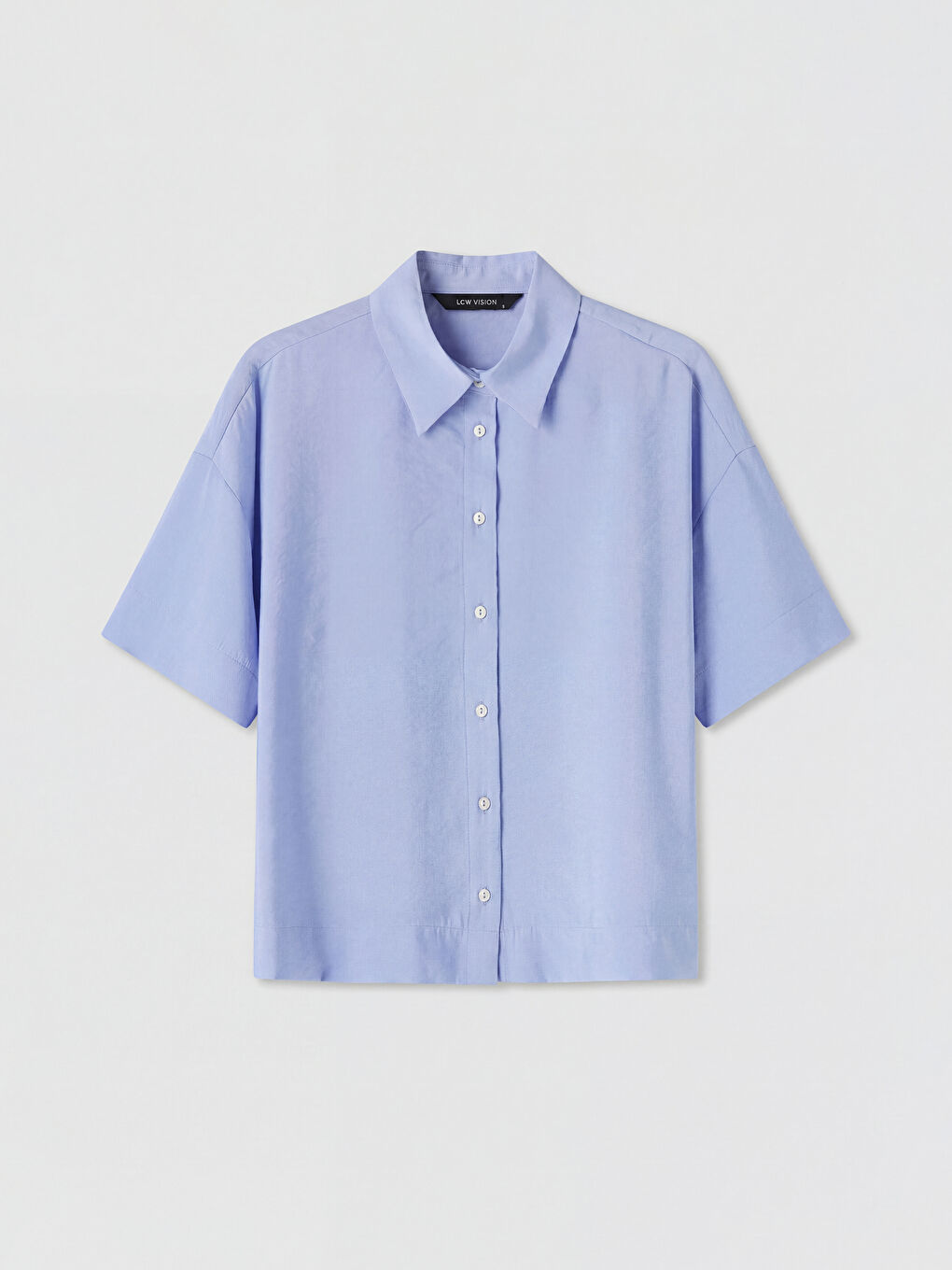 Lila Modal Karışımlı Kadın Gömlek