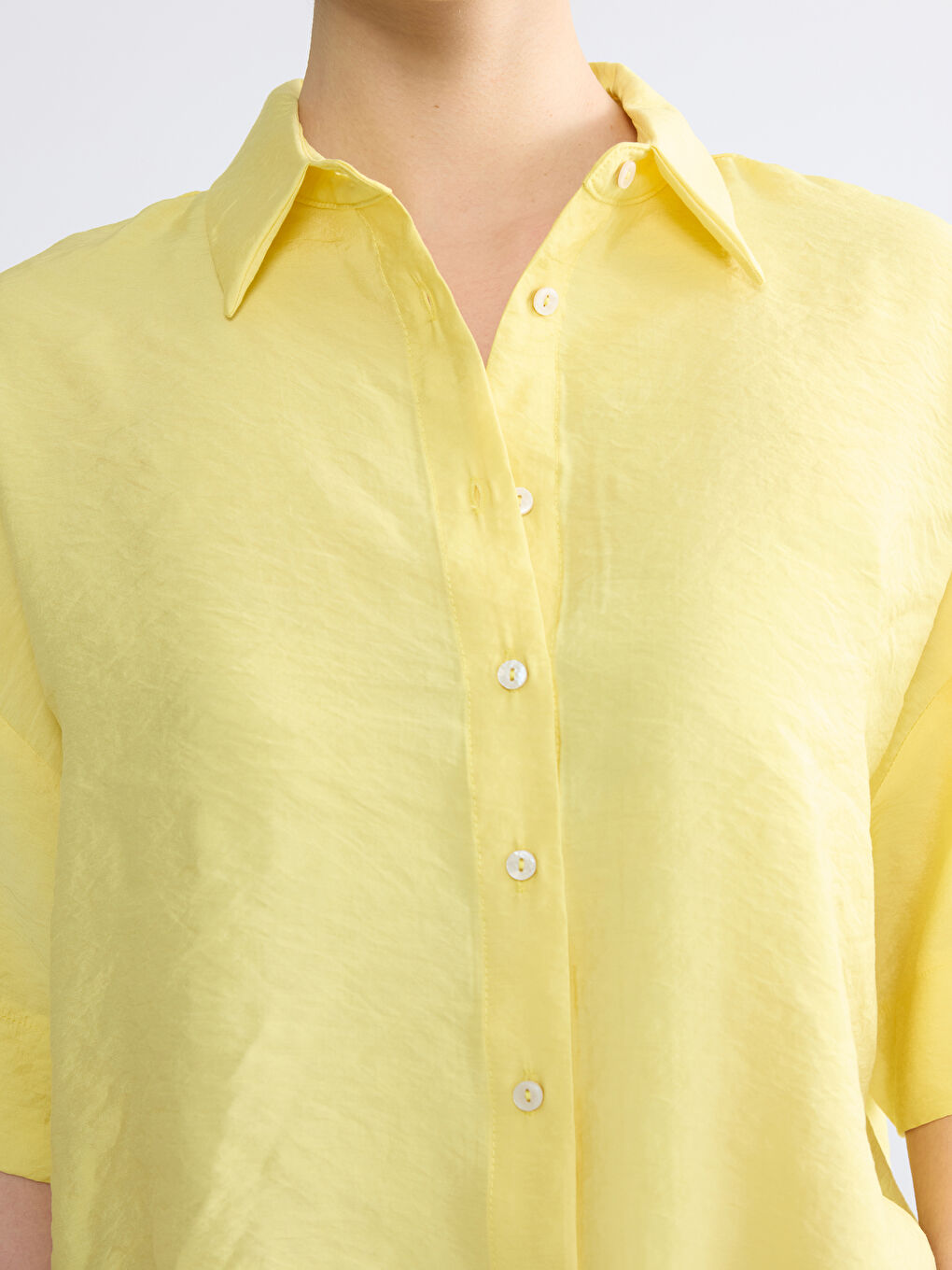 Πουκάμισο από μίγμα μοντάλ για γυναίκες-2