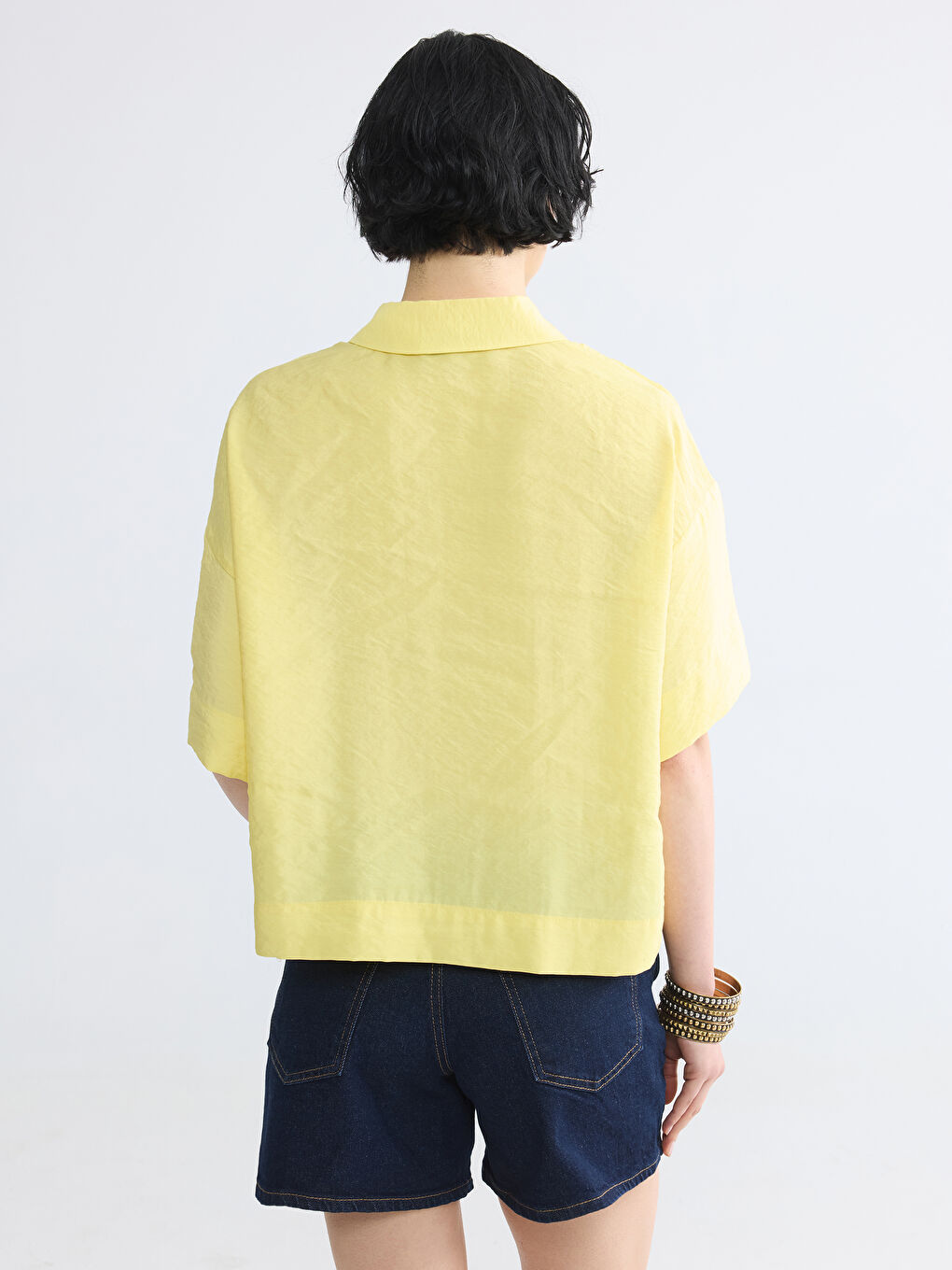 Πουκάμισο από μίγμα μοντάλ για γυναίκες-3