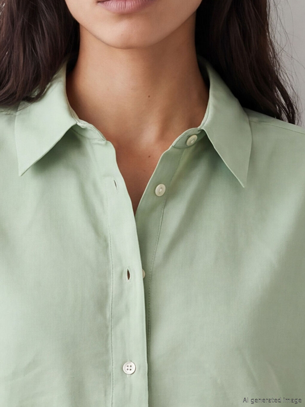 Πουκάμισο από μίγμα μοντάλ για γυναίκες-2