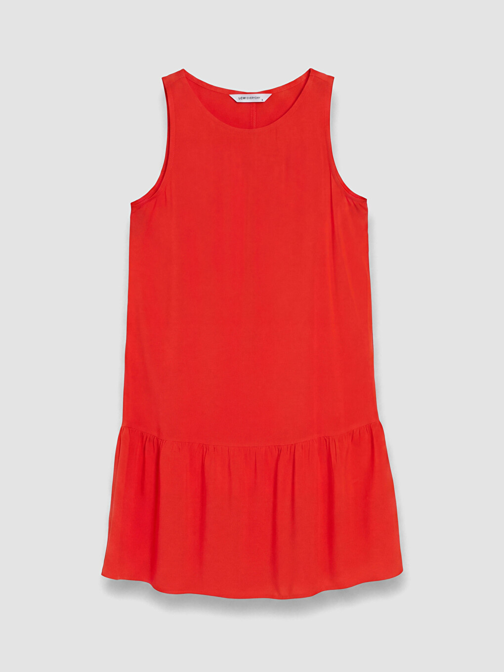 Woman Red Dress-4