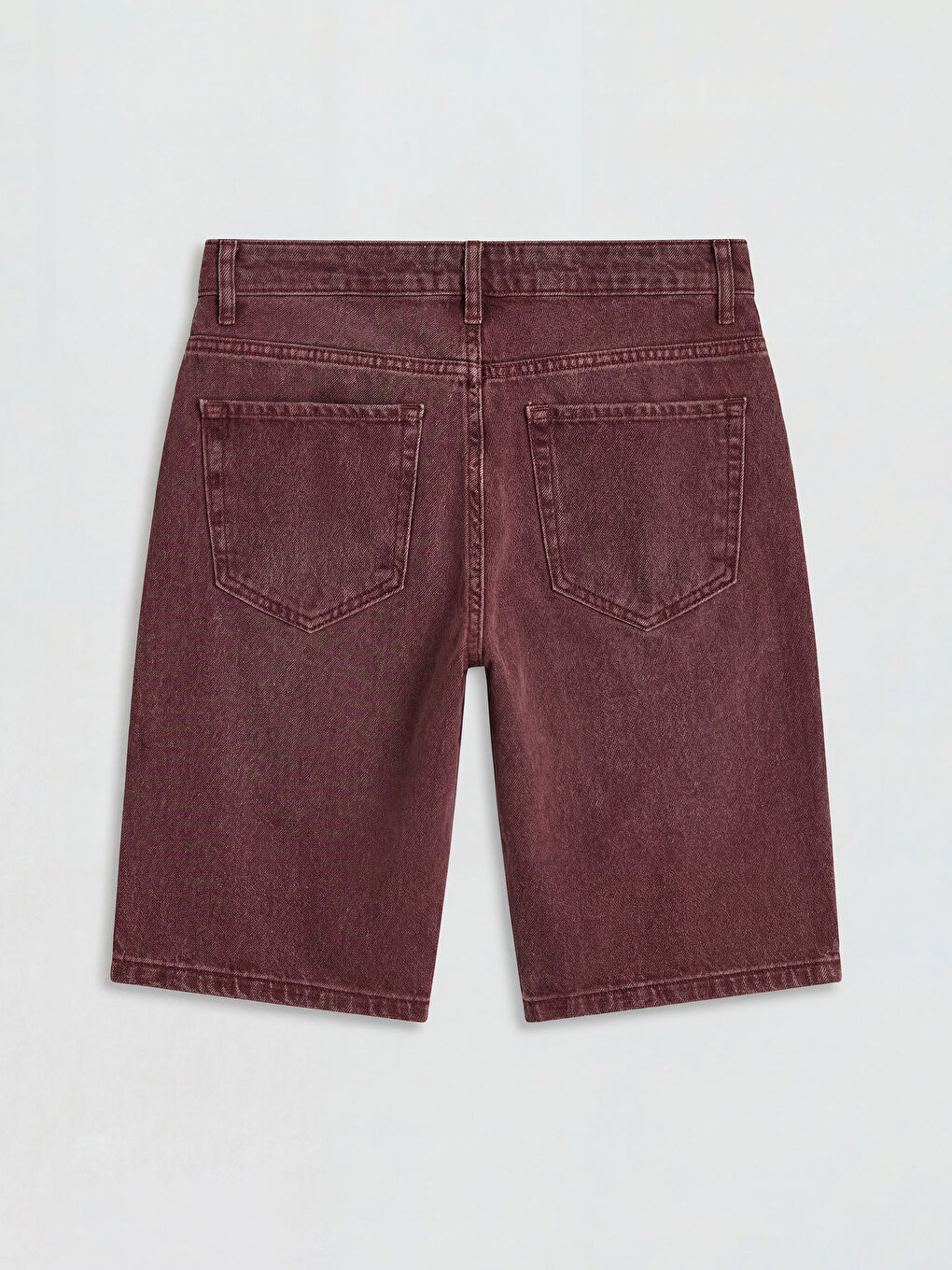 Pembe Regular Fit Erkek Jean Şort-1