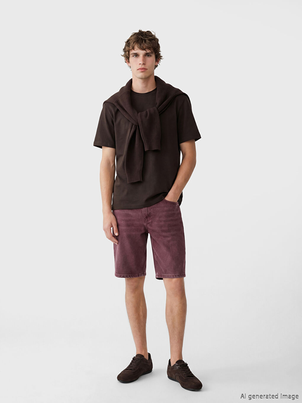 Regular Fit Men's Denim Shorts