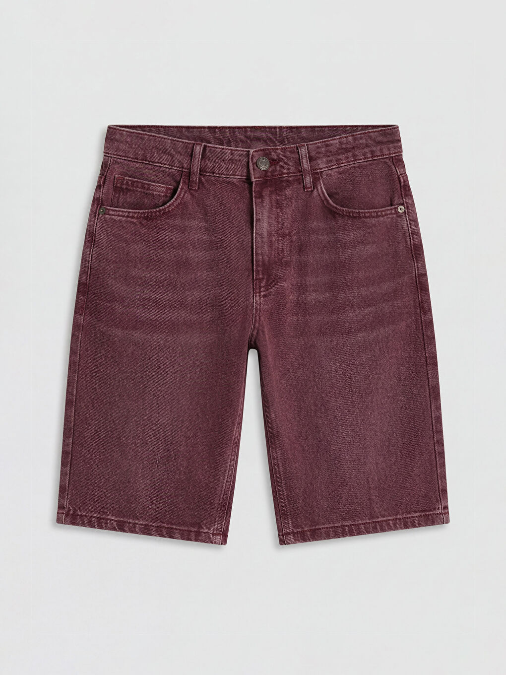 Regular Fit Men's Denim Shorts-4