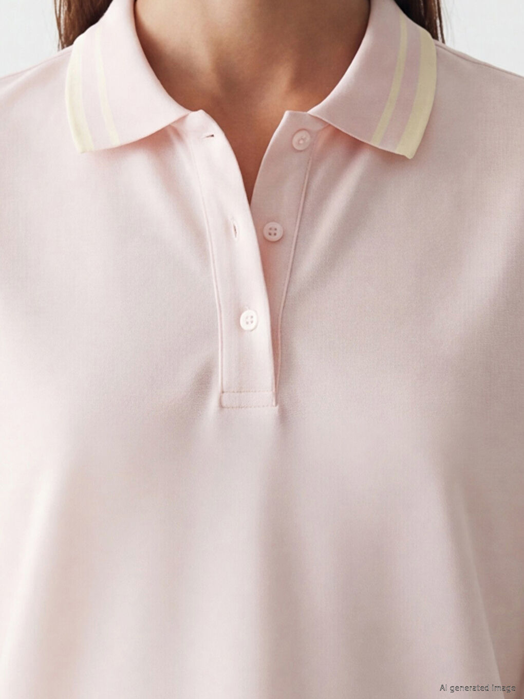 Polo Collar Women's T-Shirt-2