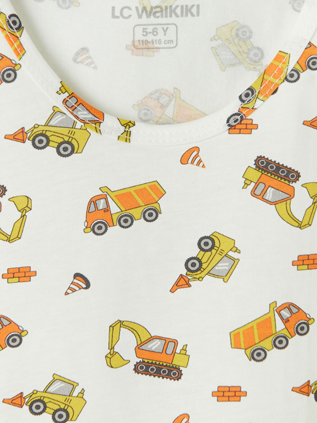 Beyaz Bisiklet Yaka Erkek Çocuk Atlet-2