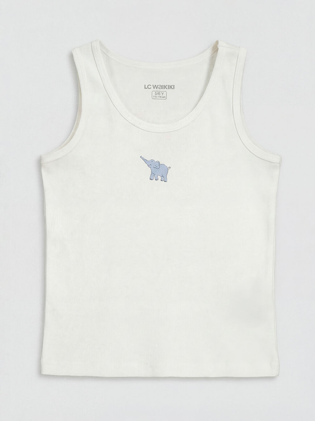 Ekru Bisiklet Yaka Erkek Çocuk Atlet 5'li-1