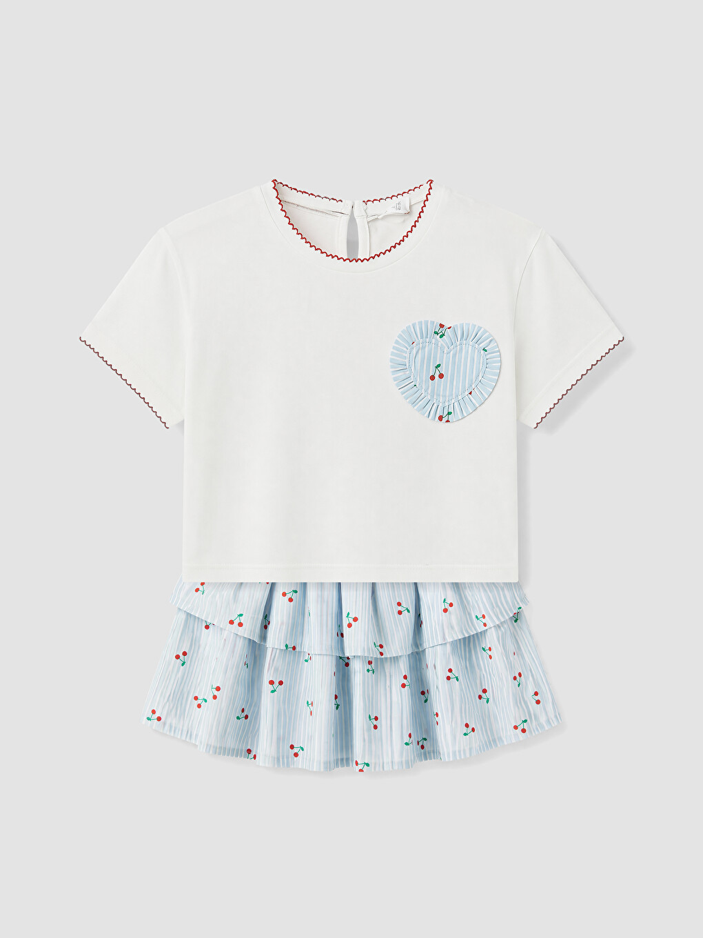 Girl White Set-3