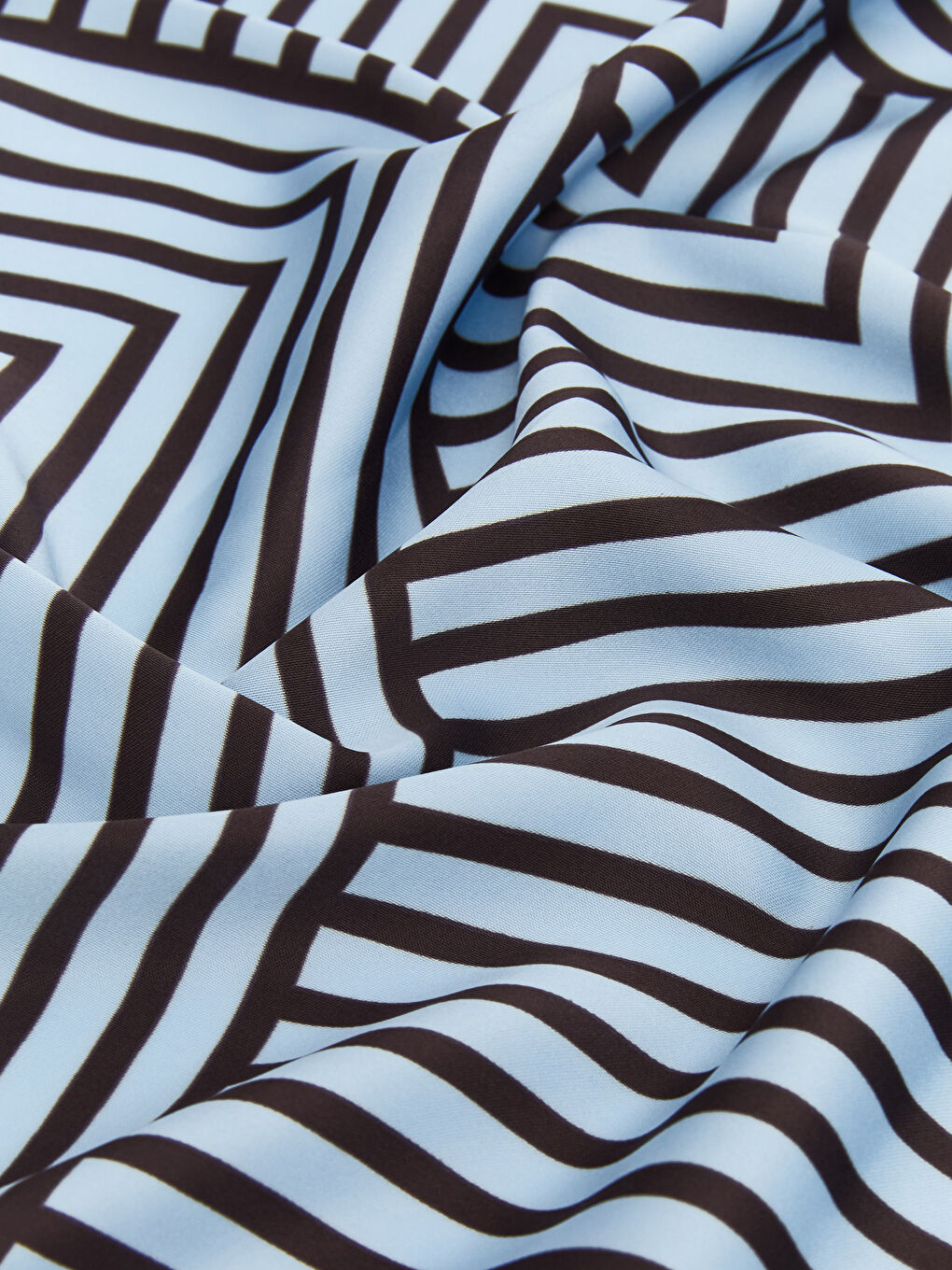 Mavi Desenli Kadın Bandana-5