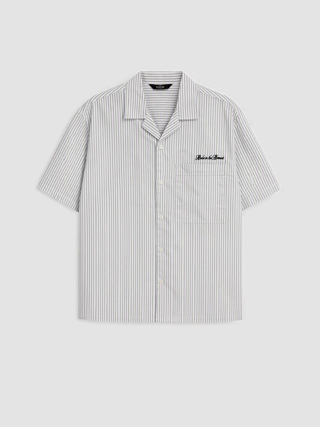 Relaxed Fit Striped Men's Shirt