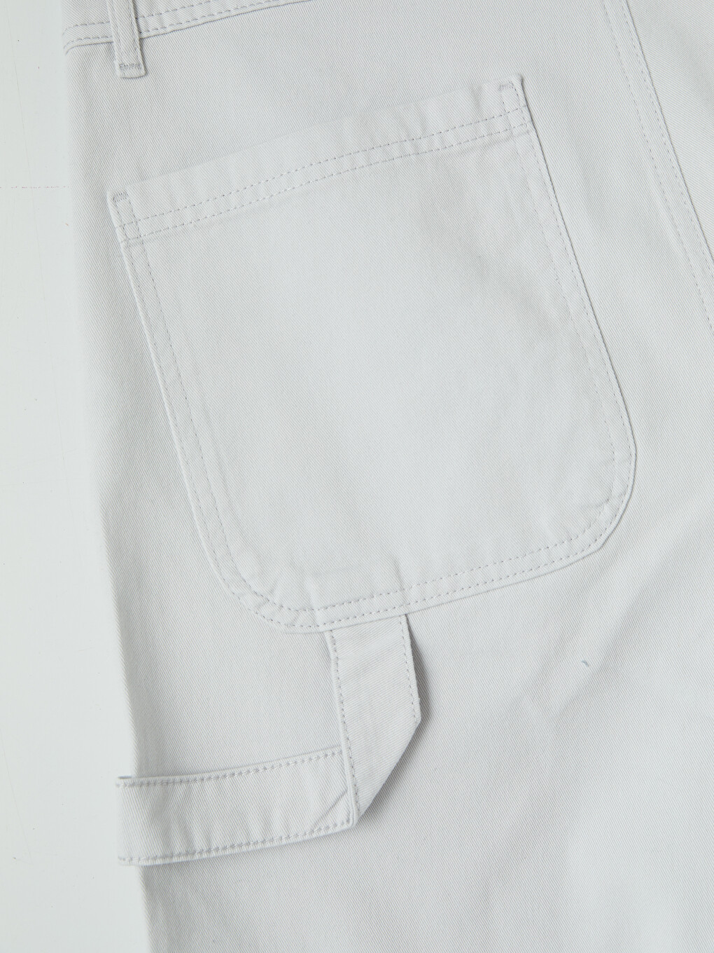 Gri Regular Fit Gabardin Erkek Şort-3