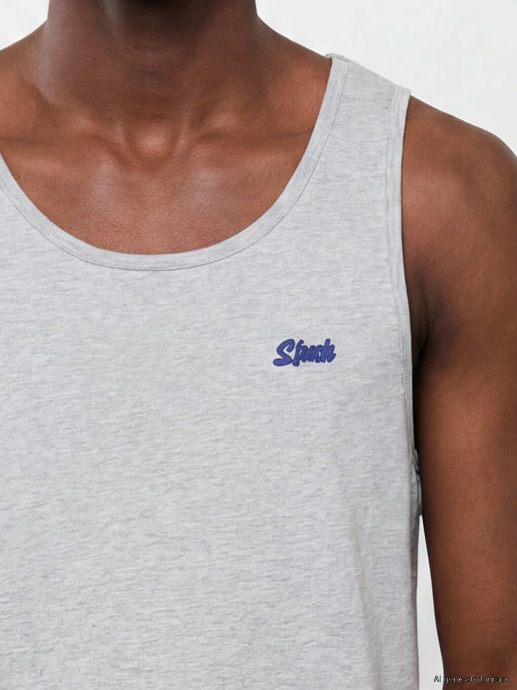 Man Grey Tank Top-2