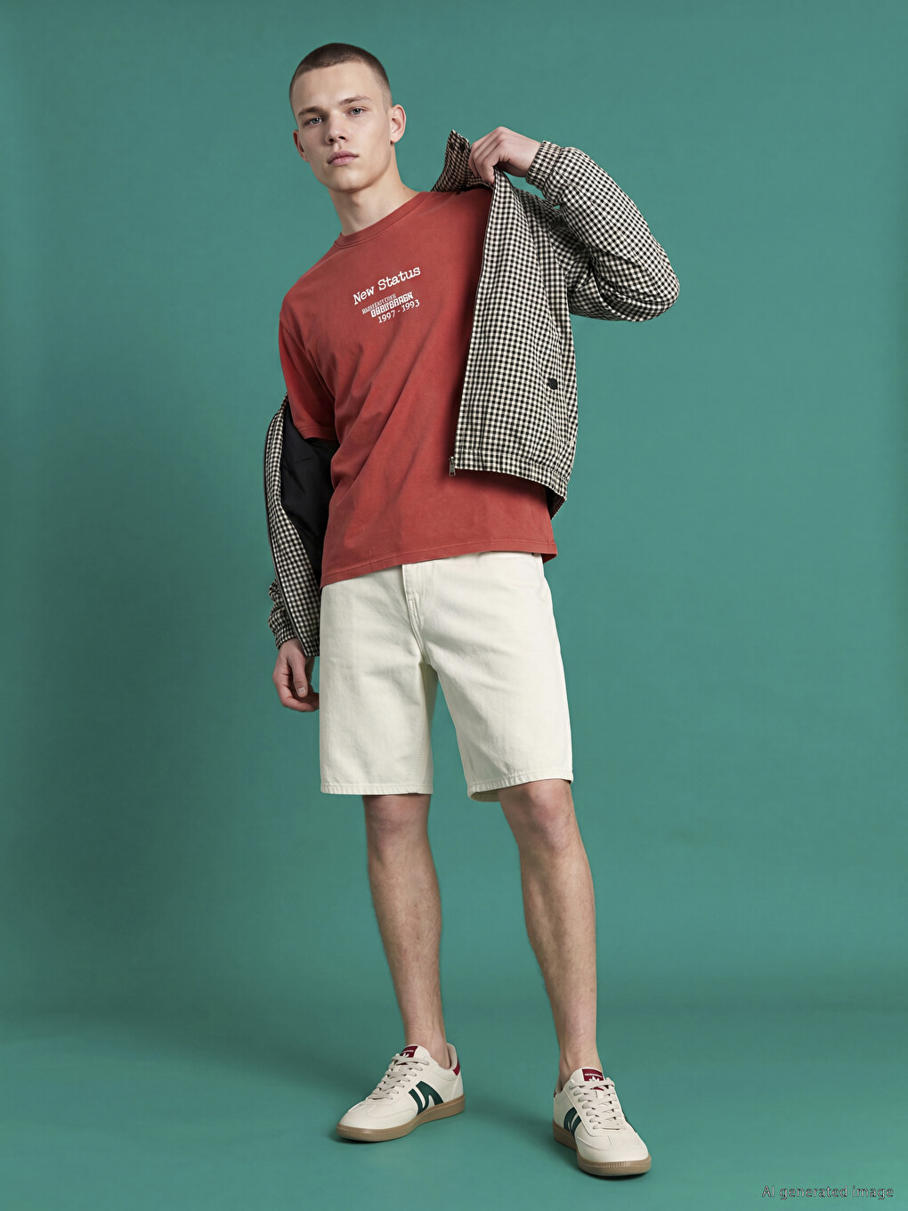Regular Fit Gabardine Men's Shorts