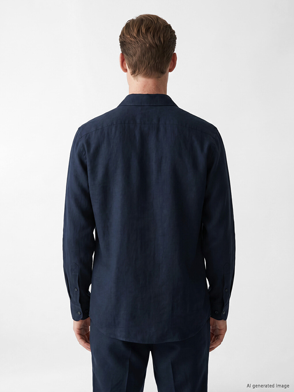 Lacivert Regular Fit Erkek Blazer Ceket-3