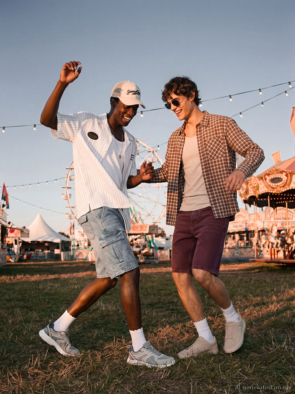 Beyaz Regular Fit Çizgili Erkek Gömlek