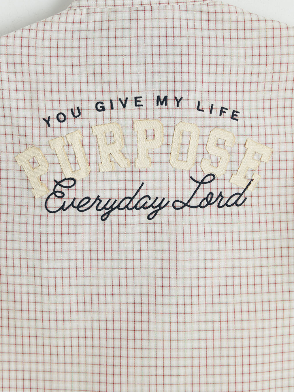 Bej Regular Fit Ekose Erkek Gömlek-5