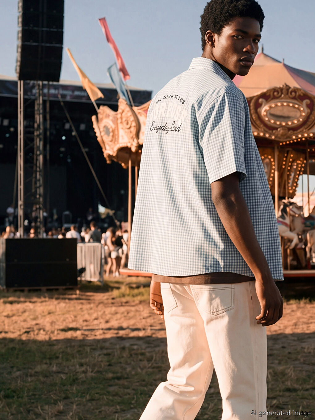 Mavi Regular Fit Ekose Erkek Gömlek