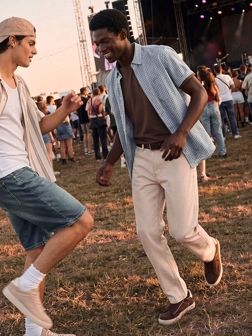 Mavi Regular Fit Ekose Erkek Gömlek-1