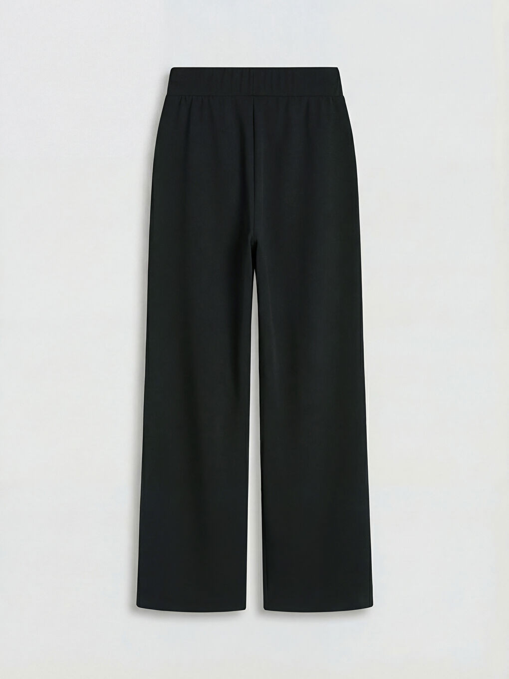 Siyah Beli Lastikli Soft Touch Kadın Eşofman Altı-1