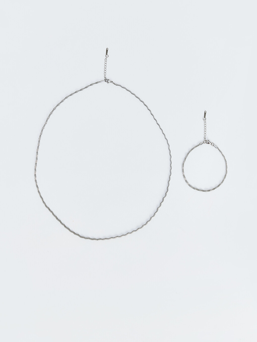 Men's Necklace And Bracelet Set