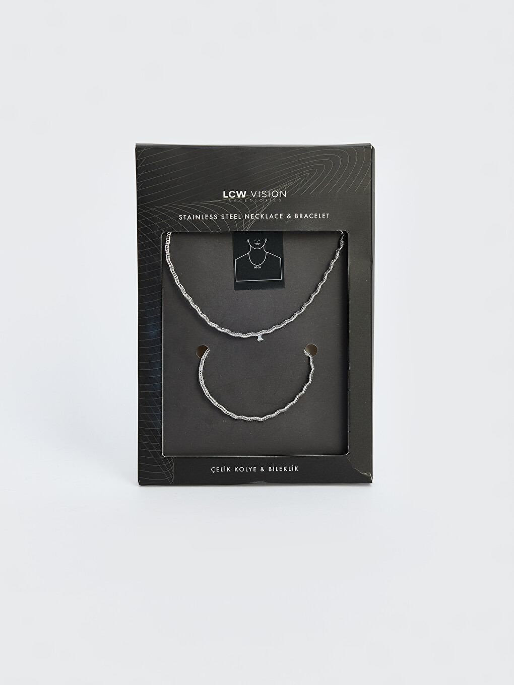 Men's Necklace And Bracelet Set-3