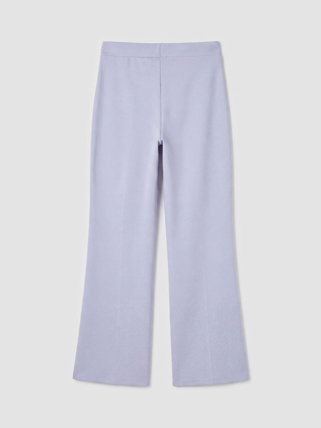 Lila Beli Lastikli Kadın Eşofman Altı-1