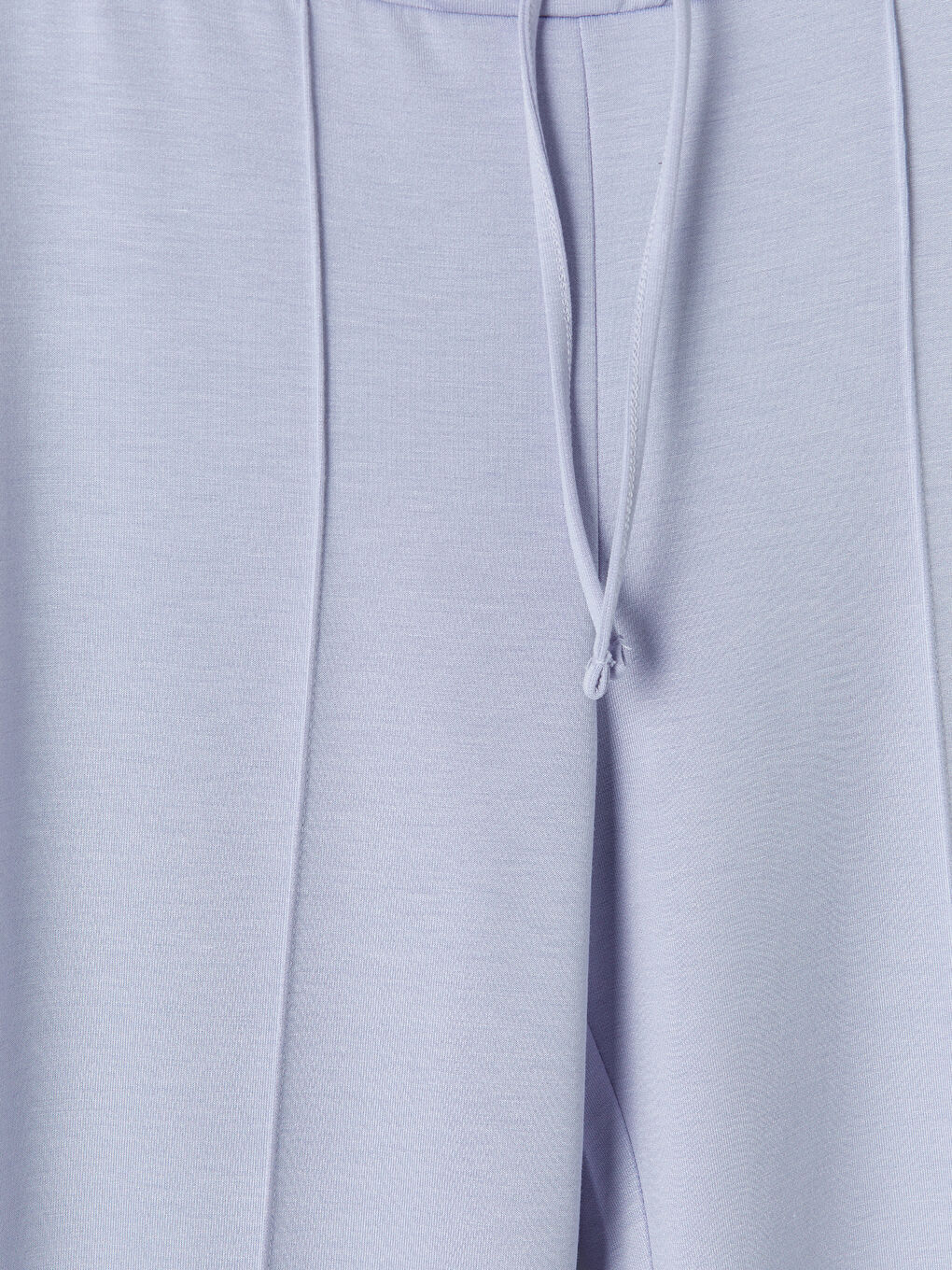 Lila Beli Lastikli Kadın Eşofman Altı-2