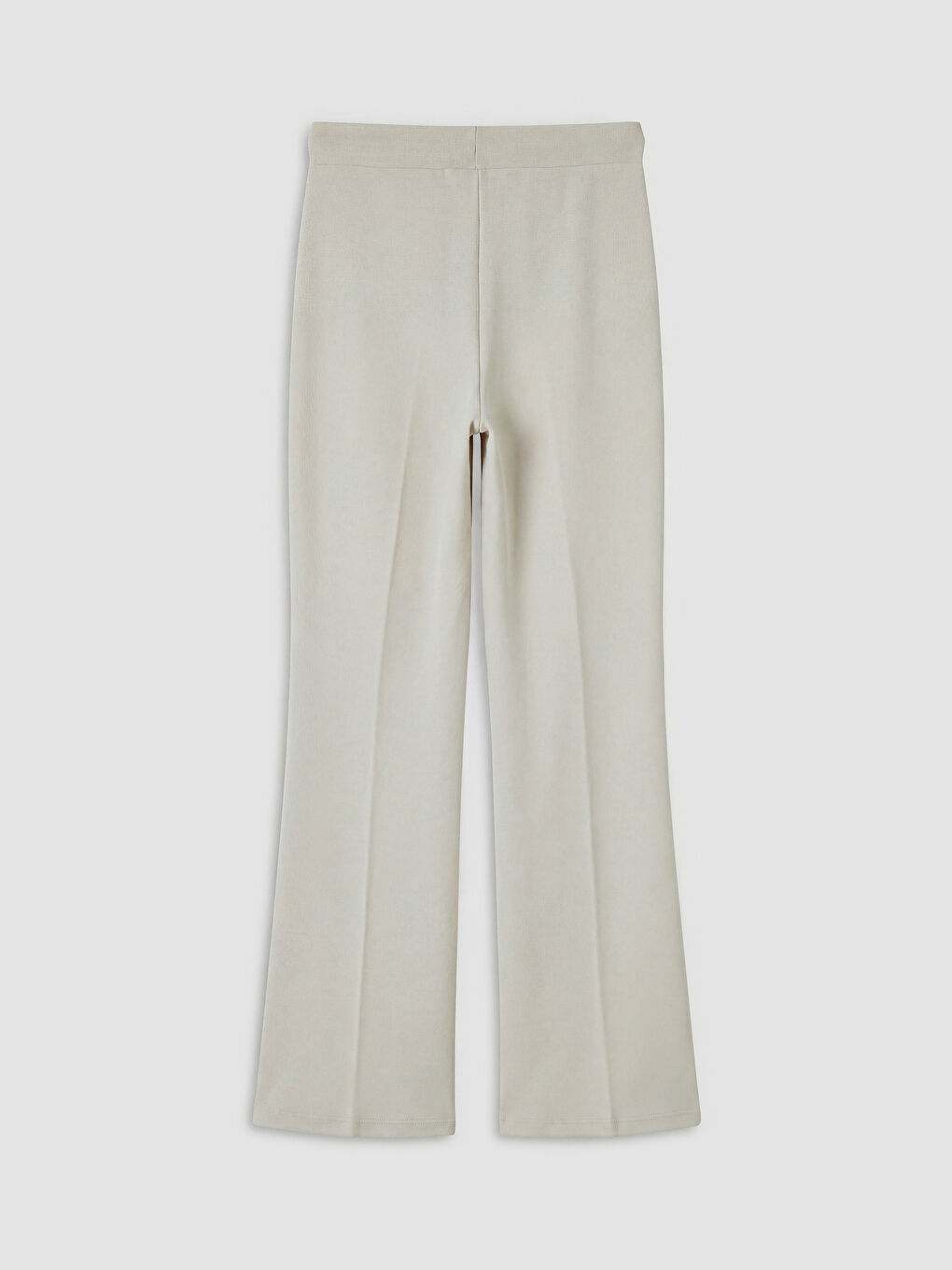 Gri İspanyol Paça Soft Touch Kadın Eşofman Altı-1