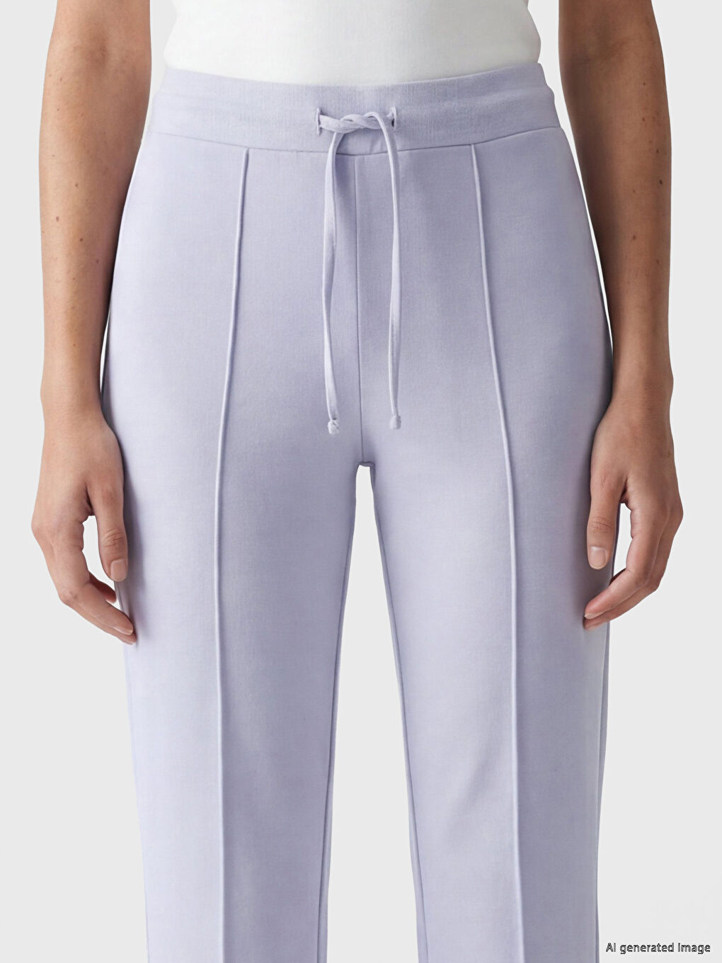 Elastic Waist Women's Sweatpants-2