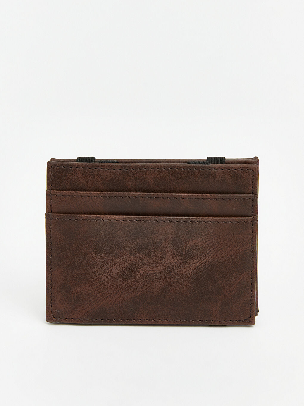 Kahverengi Hakiki Deri Erkek Kartlık