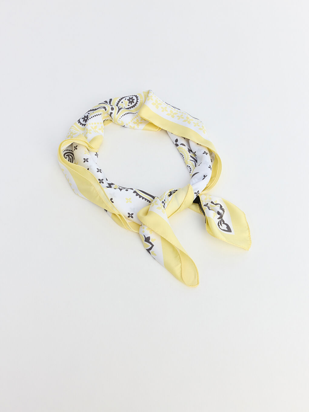 Kahverengi Desenli Kadın Bandana 2'li-2