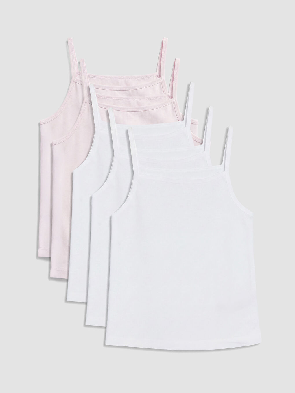 Beyaz Basic Kız Çocuk Atlet