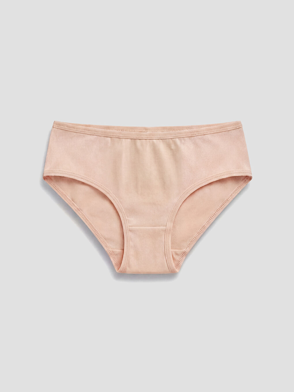 Ekru Desenli Kız Çocuk Slip Külot 3'lü-3