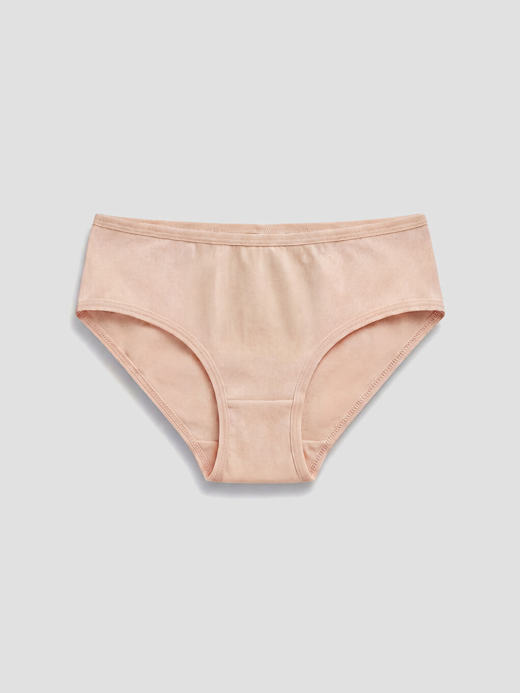 Bej Baskılı Kız Çocuk Slip Külot 3'lü-3