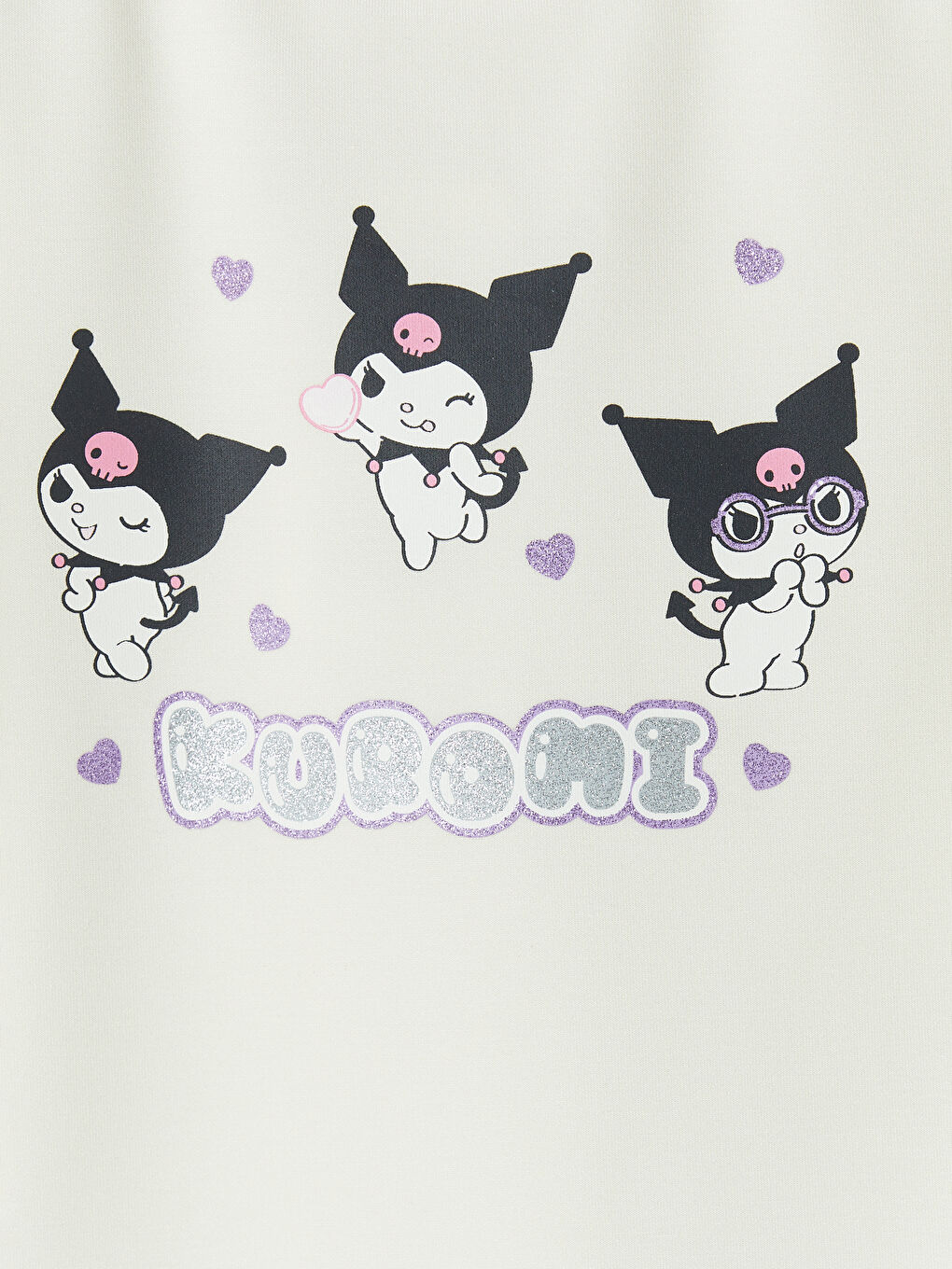 Ekru Kuromi Baskılı Kız Çocuk Takım-5