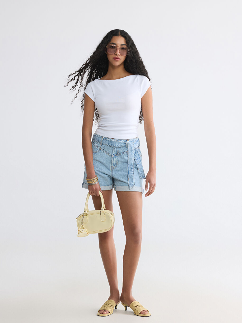 Slash Neck Women's T-Shirt-1