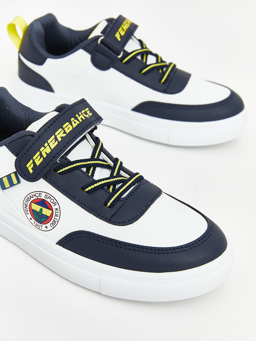 Beyaz Fenerbahçe Baksılı Erkek Çocuk Spor Ayakkabı-2