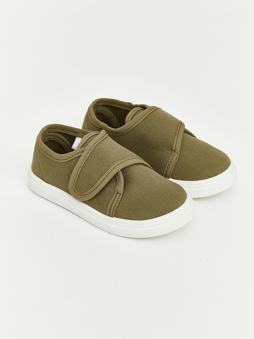 Haki Cırt Cırtlı Erkek Çocuk Spor Ayakkabı