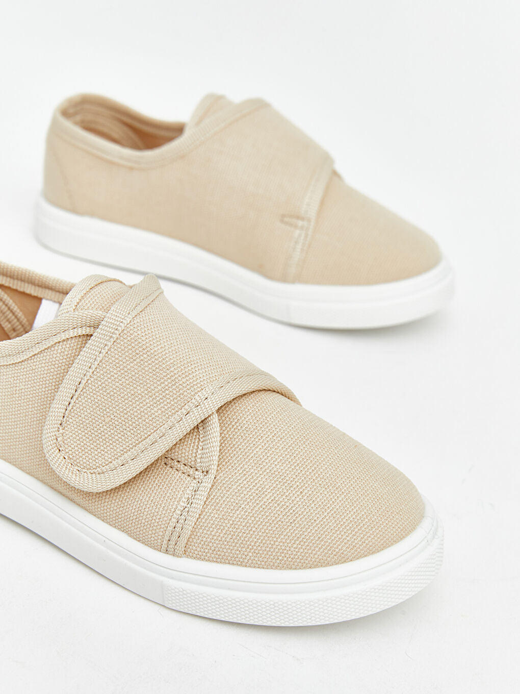 Bej Cırt Cırtlı Erkek Çocuk Spor Ayakkabı-2