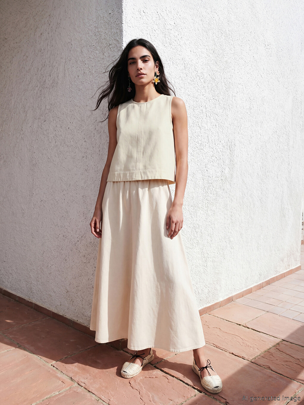 Teksas bluza sa okruglim izrezom-1